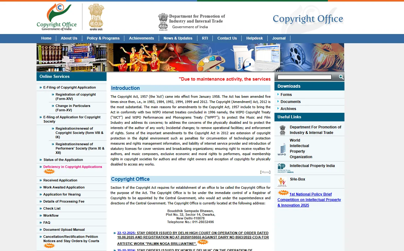 Visit the Official Copyright Portal