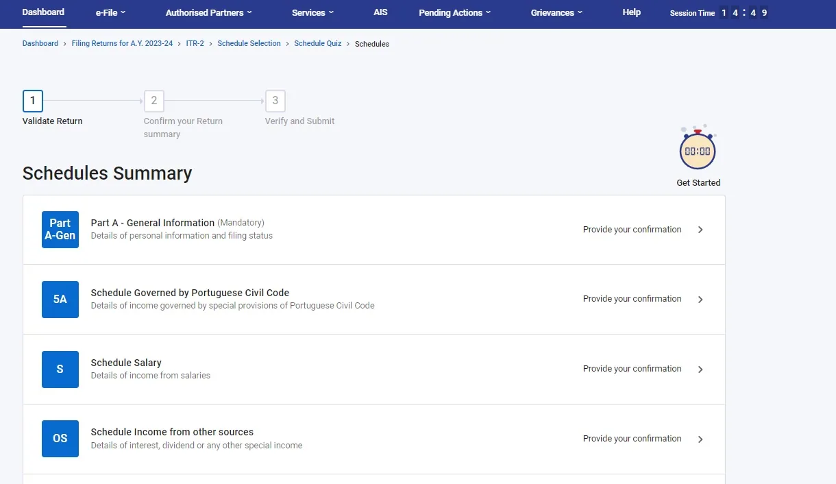 how to file itr 2 online