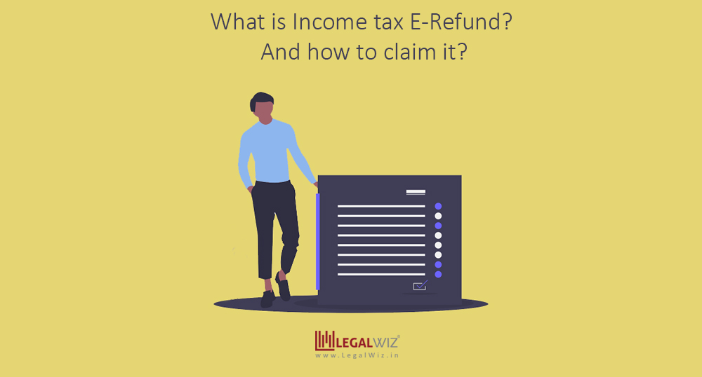 file and claim online income tax erefund in india
