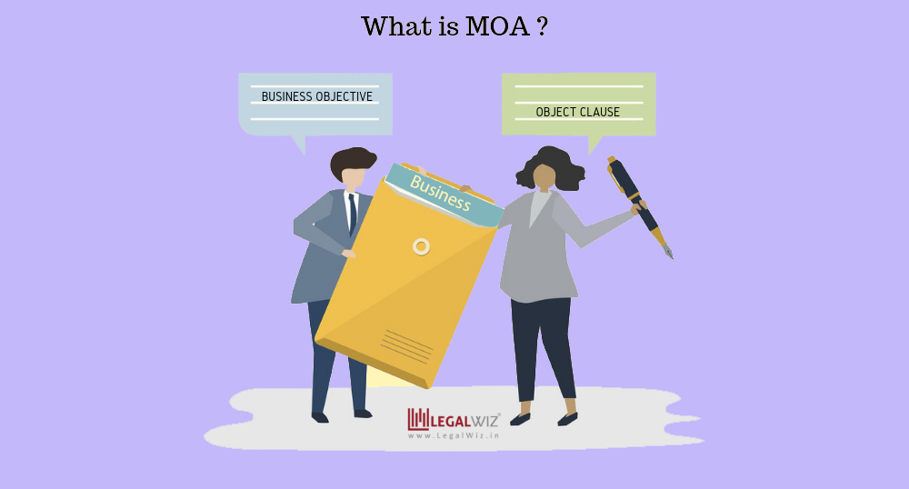 What is the main object in MOA of a company?