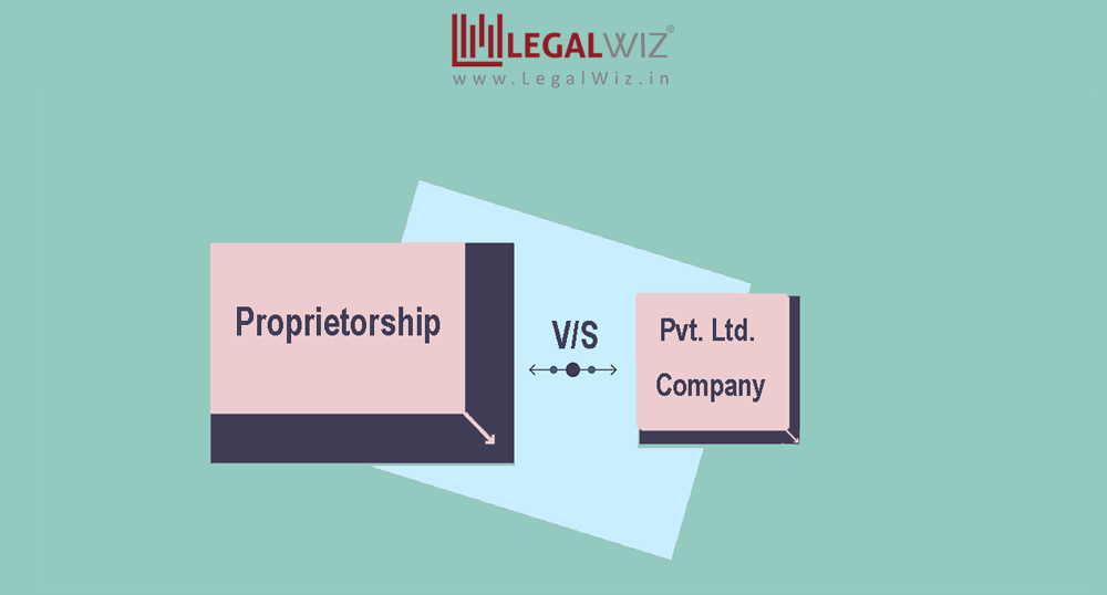 Proprietorship vs Pvt Ltd company: