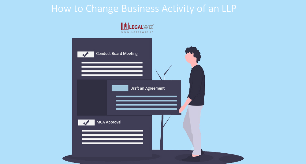 How to change business activity of an LLP