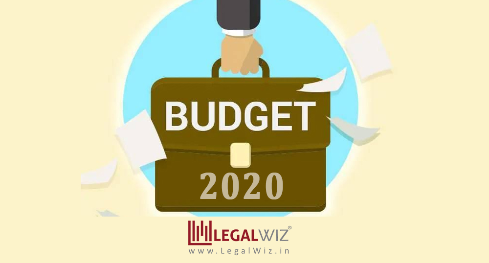 union budget 2020 highlights legalwiz.in