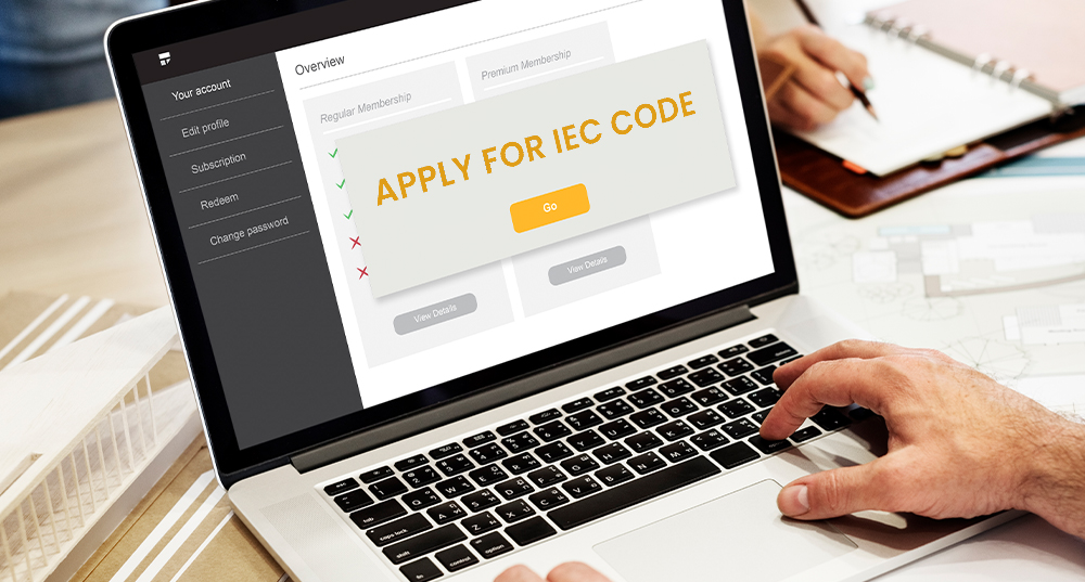 How to apply for IEC code?