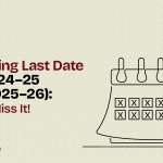 ITR Filing Last Date FY 2024 to 2025