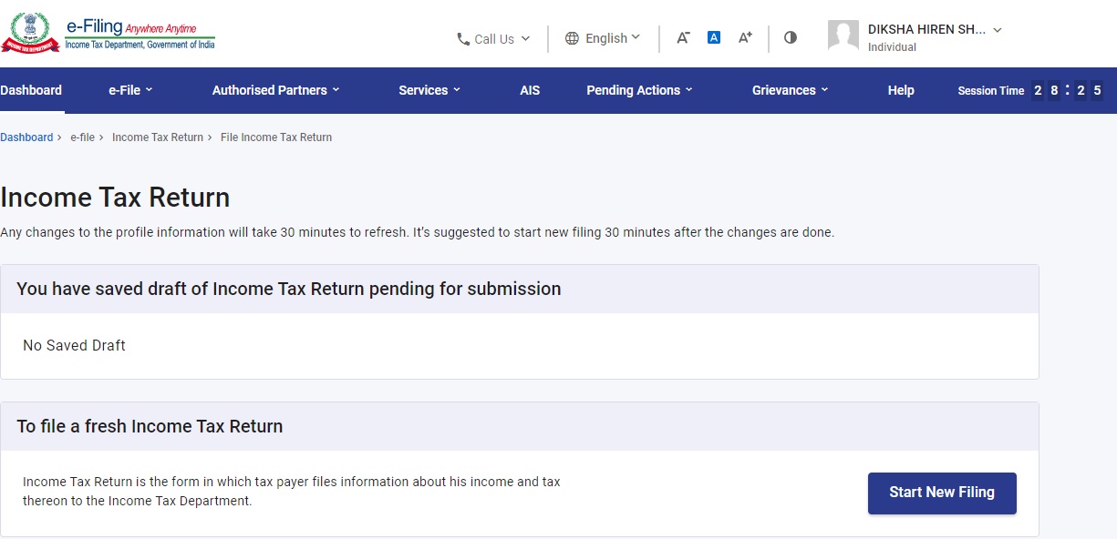 How To File Tax Return (ITR) Online For Salaried Employees? LegalWiz.in