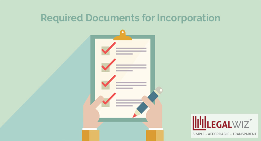 Documents required for company registration