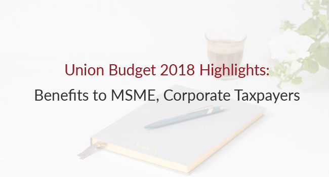 Union Budget 2018 Highlights