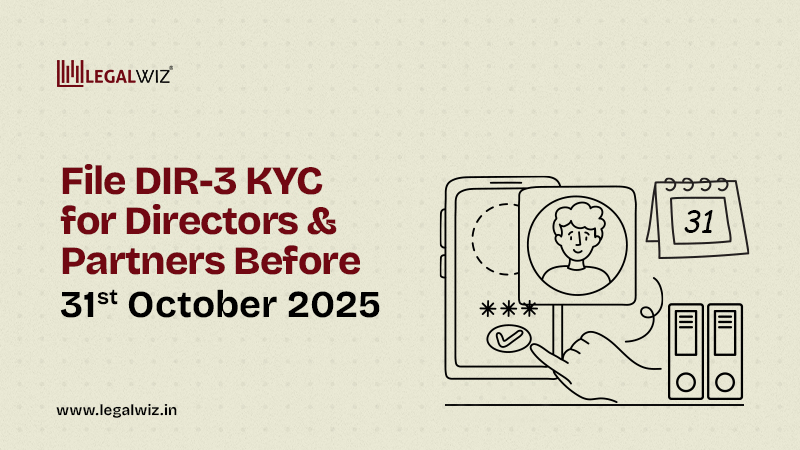 banner File DIR-3 KYC – Due Date Extended to 31st October 2025 for Directors & Partners