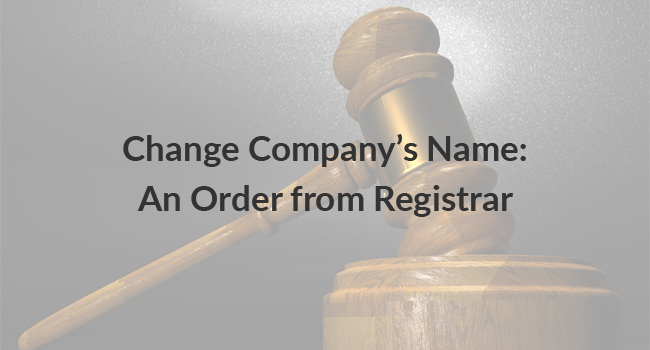 Change Company name after incorporation