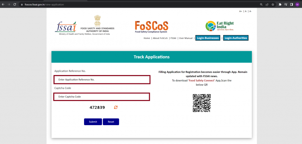 FoSCoS Track Application