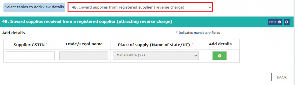 GSTR 4 Table 4B