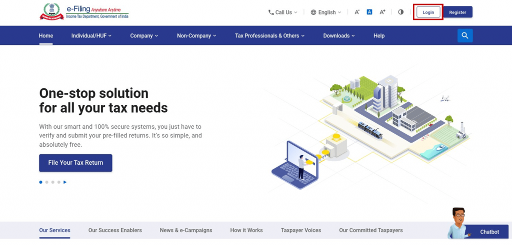 ITR e-filing Portal