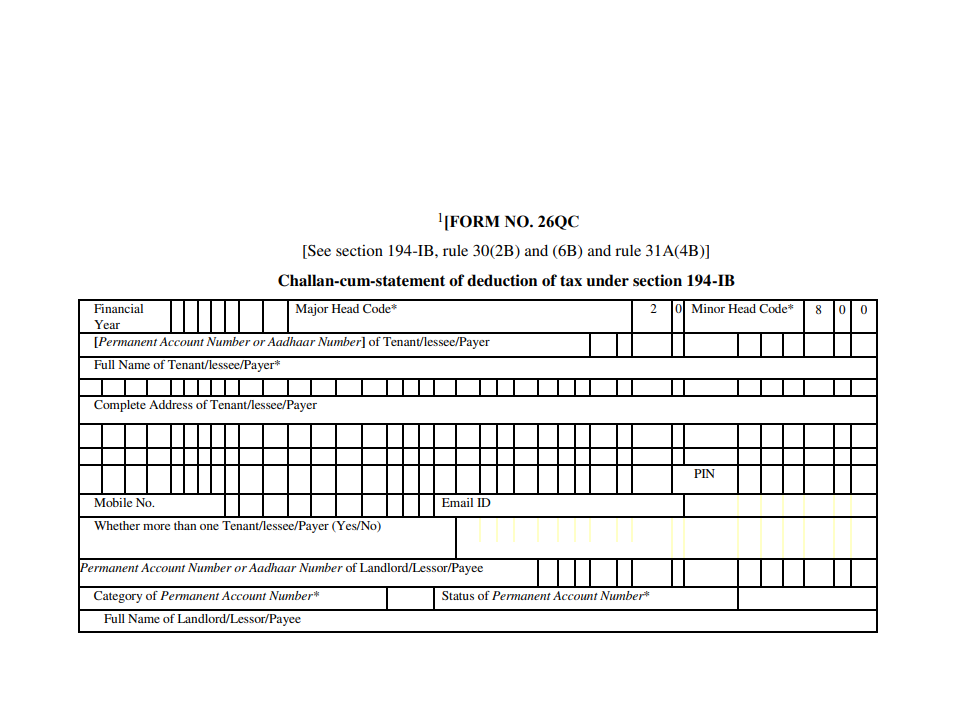 Form 26QC