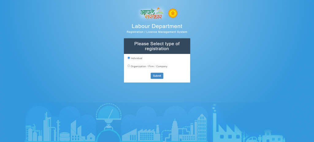 Labour Department website page