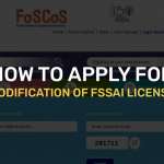 How to apply for modification of FSSAI license