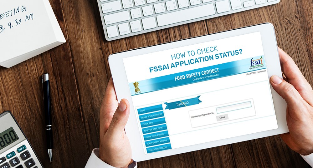 How to check FSSAI application status