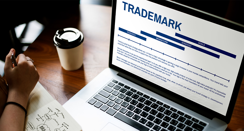 Trademark webpage